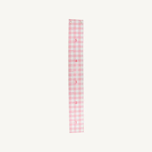 Grow Baby Grow Chart - Sandpearl Pink Gingham