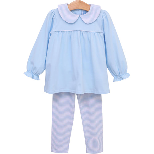 Abigail Pant Set - Light Blue