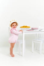 Long Sleeve Ruehling Ruffle Bubble - Palm Beach Pink