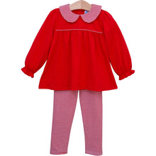 Abigail Pant Set - Red