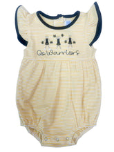 Lucy Game Day Bubble - Gold/Black Stripe