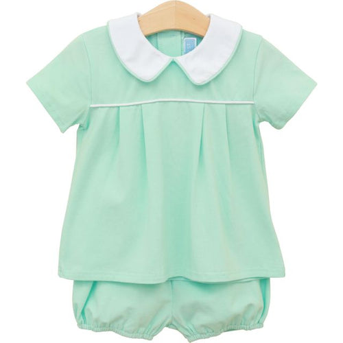 Light Mint Beckham Bloomer Set