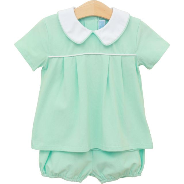 Light Mint Beckham Bloomer Set