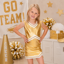 Shimmer Cheer Suit - Gold