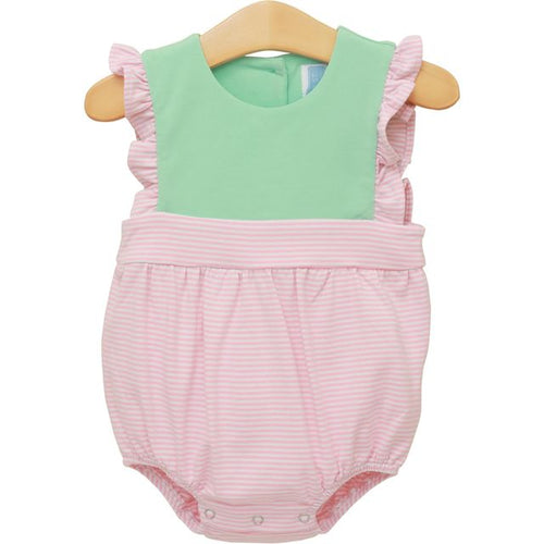 Light Pink Stripe/Mint Frances Bubble