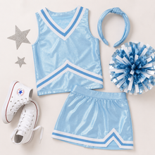 Shimmer Cheer Suit - Light Blue