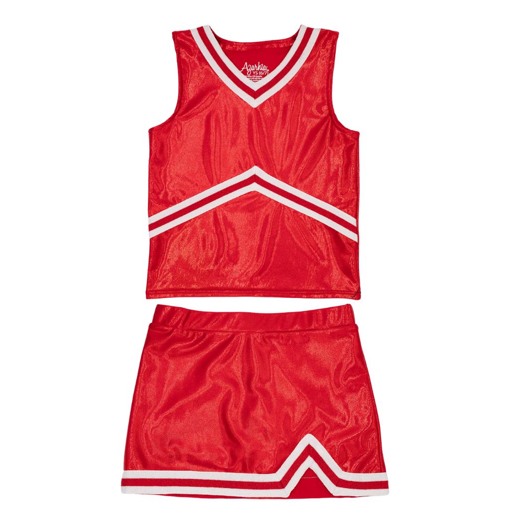 Shimmer Cheer Suit - Red