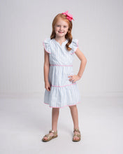 Blue Stripe Breeze Harley Dress