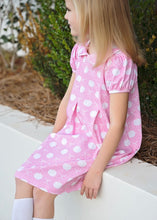 Pink Pumpkins Knit Penny Pleat Dress