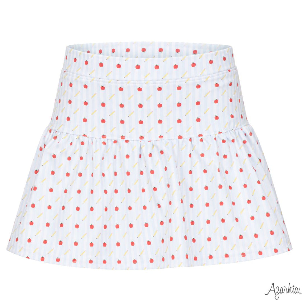 Gathered Skort - Apples
