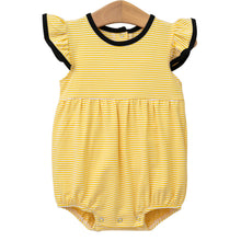 Lucy Game Day Bubble - Gold/Black Stripe