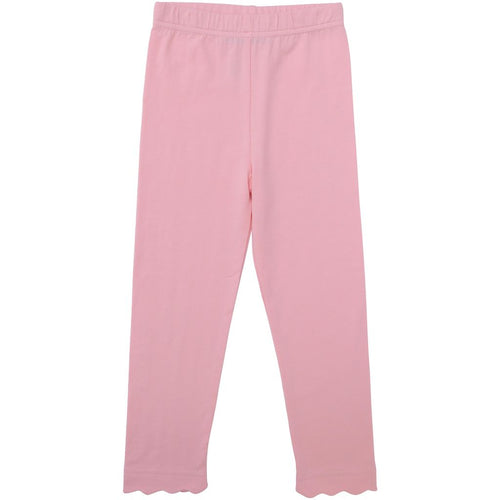 Light Pink Scallop Leggings