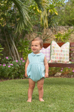 Turks Teal Stripe Sleeveless Bradford Bubble - Pima