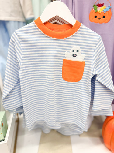 Ghost Pocket Stripe Tee
