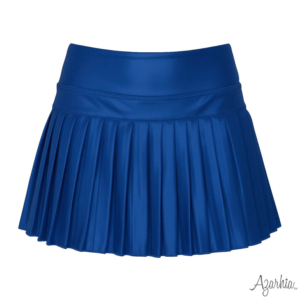Mini Pleated Skort - Royal Blue Shimmer