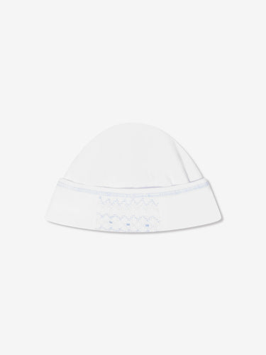 Ava and Archie Smocked Hat- Blue