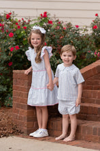 Blue Stripe Breeze Harley Dress
