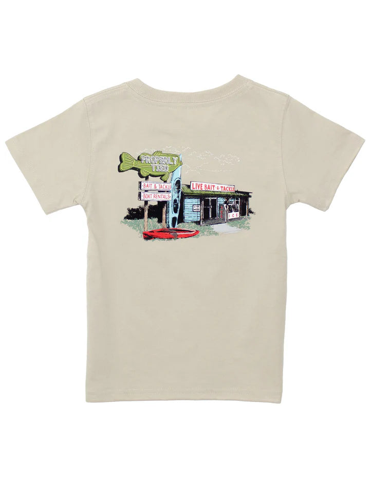 Bait Shop Tee - Linen