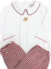 Maroon Crochet Football Bloomer Pant Set