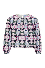 Wren Top - Magenta Ink Blot