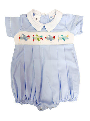 Airplane Smocked Bubble