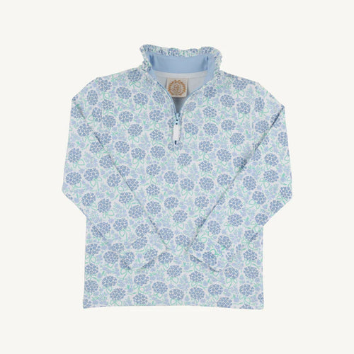 Canter Collar Half Zip - Handful of Hydrangeas