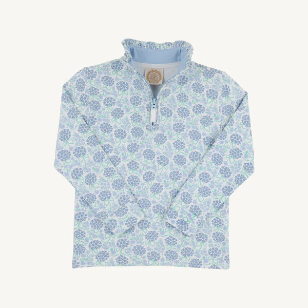 Canter Collar Half Zip - Handful of Hydrangeas