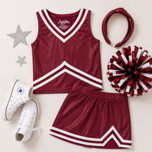 Shimmer Cheer Suit - Maroon