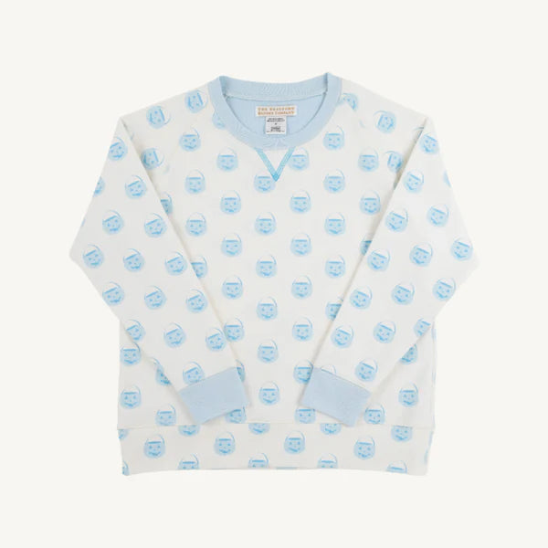 Cassidy Comfy Crewneck - Vintage-Prep Pumpkin Pails