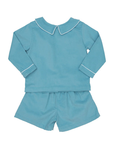 John Heirloom Blue Short Set