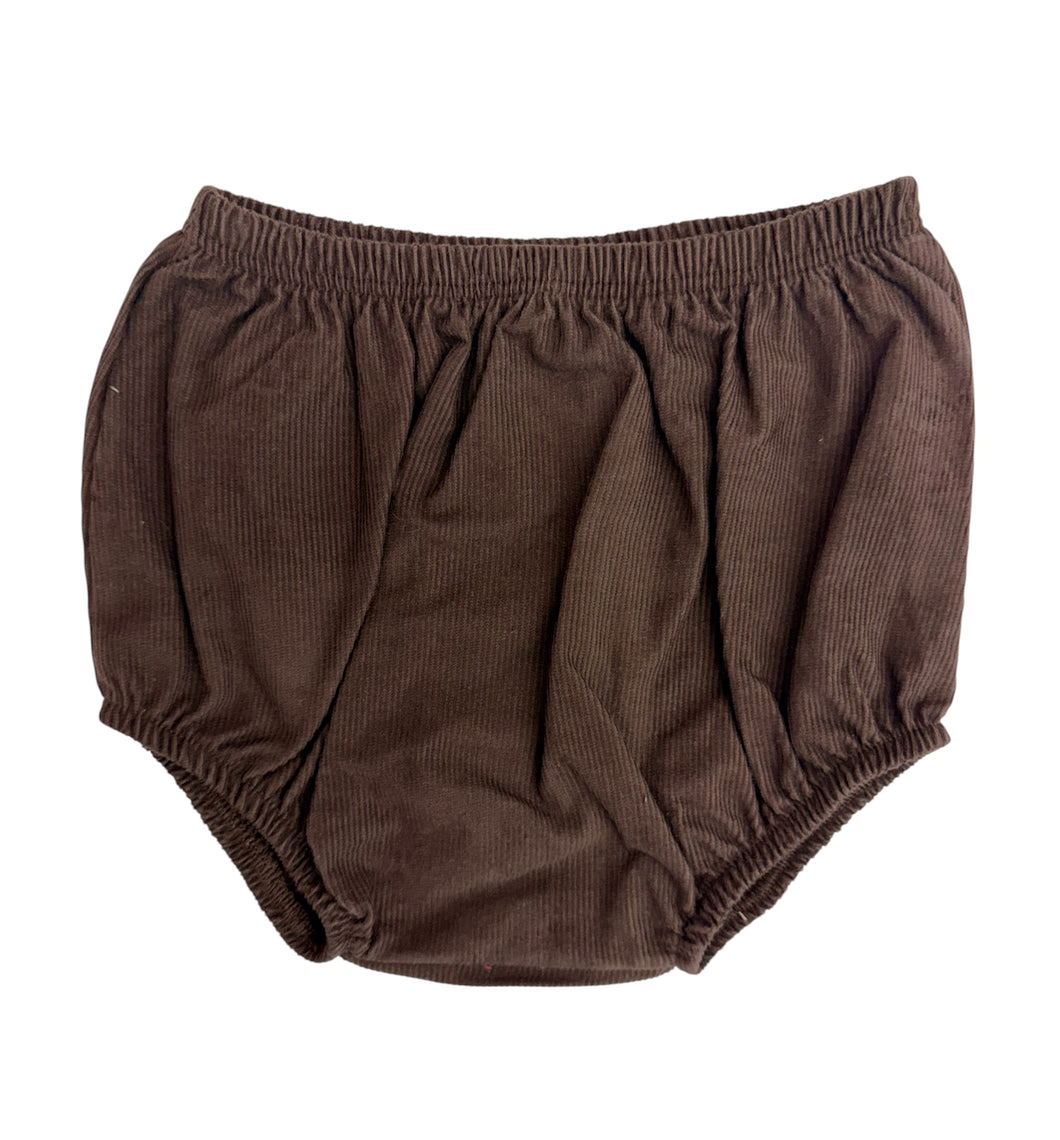 Chocolate Corduroy Diaper Cover