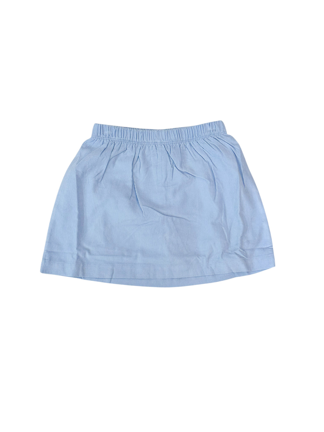 Sky Blue Corduroy Skirt