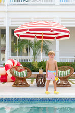 Richmond Red Stripe Tanner Trunks