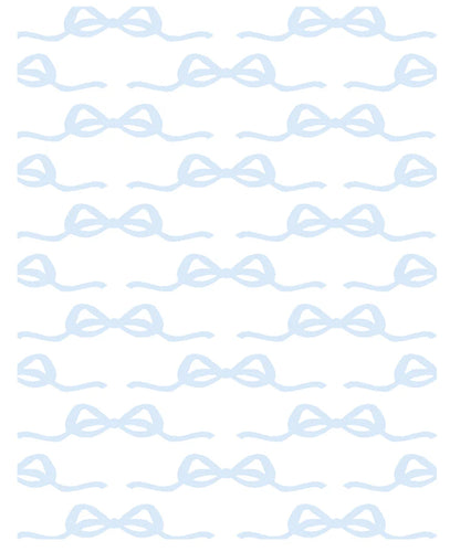 Blue Woven Bow Blanket