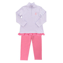 Ballet Shoes Zip Ruffle Pullover