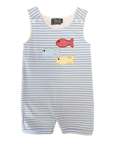 Fish Applique Shortall