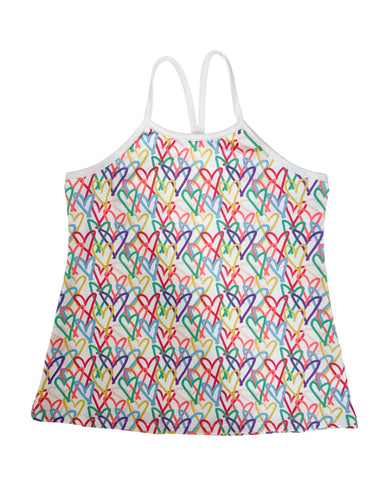 Multi Heart Tennis Dress