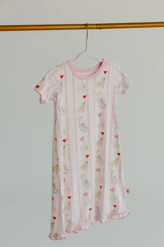 Valentine Pups Nightgown