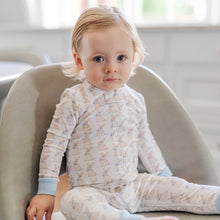 Parker Zipper Pajama - Blue Bunnies