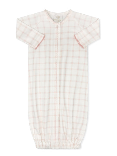 Snuggle Me Saque - Wilmington Pink Windowpane