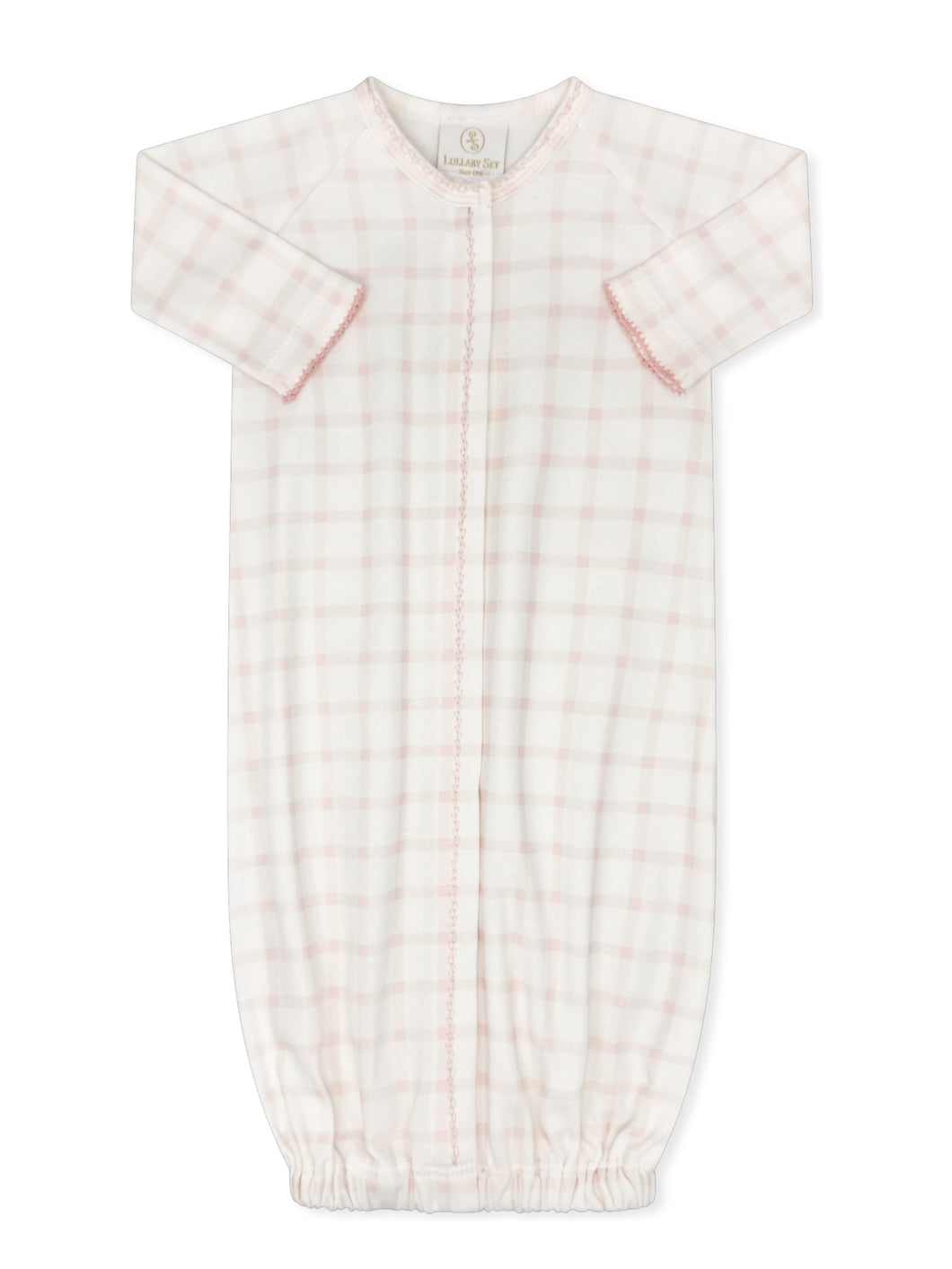 Snuggle Me Saque - Wilmington Pink Windowpane