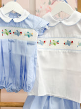 Airplane Smocked Short Set