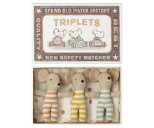 Baby Mice Triplets in Matchbox