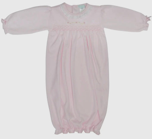 Rose Vines Pink Pima Gown