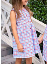 Sammy Dress - Patriotic Plaid