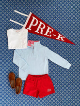 Hayword Half-Zip - Buckhead Blue / Richmond Red Stripe