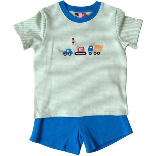 Construction Knit Short Set