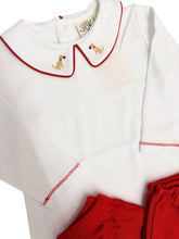 Dog w/ Hearts Peter Pan Bloomer Pant Set