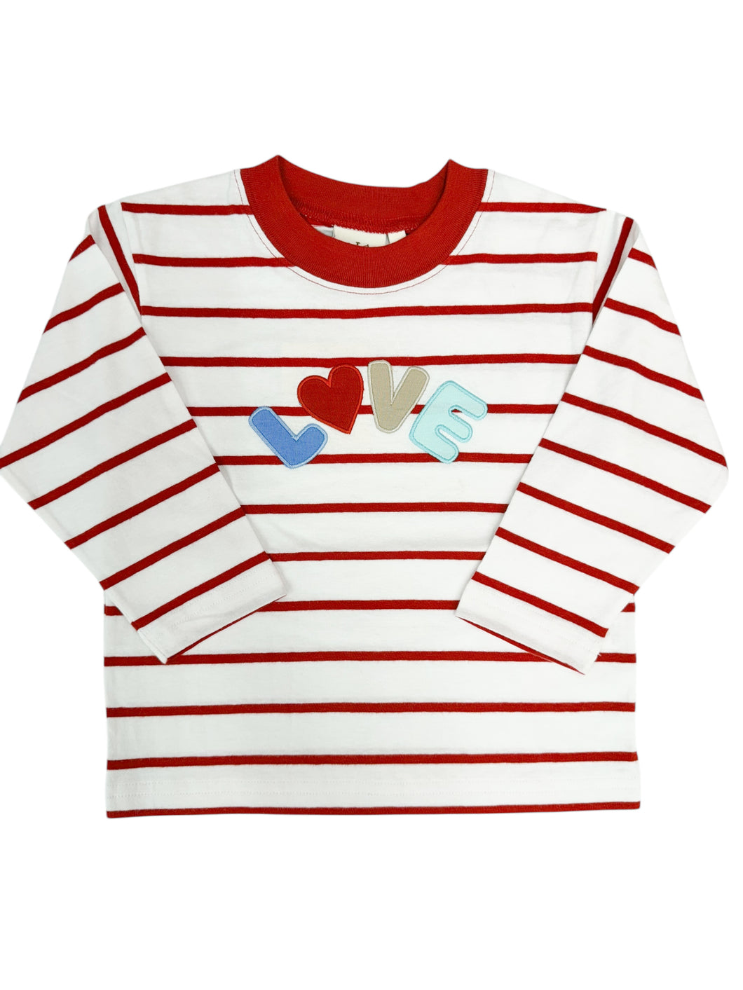 Red Stripe “LOVE” Tee