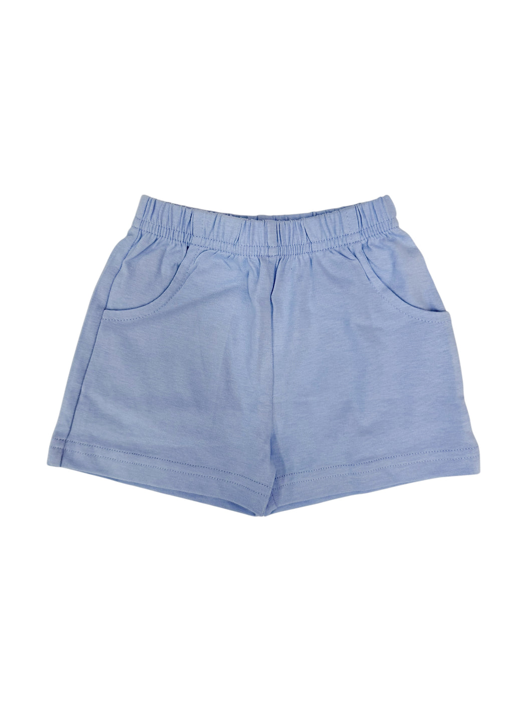 Light Blue Jersey Shorts w/ Pocket